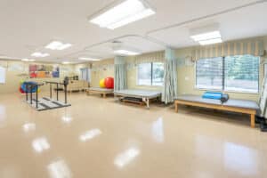 The rehab room at Hemet Hills