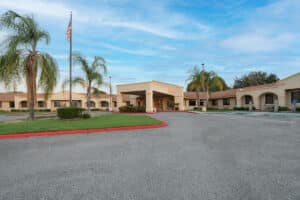 The front entrance to Hemet Hills