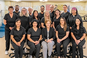 The therapy staff at Hemet Hills